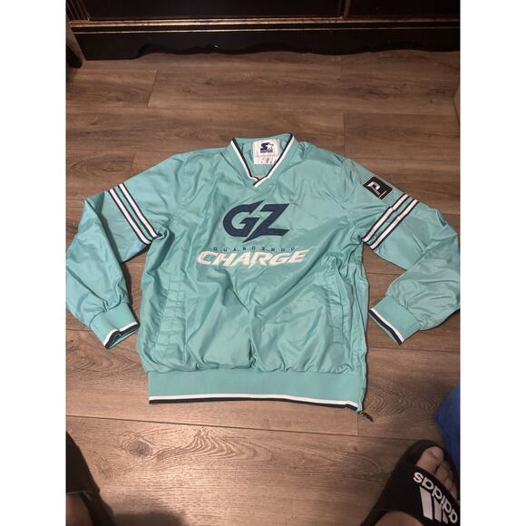 Starter Other - Starter Official Overwatch League Guanghou Charge Team Satin Jacket Large Rare!